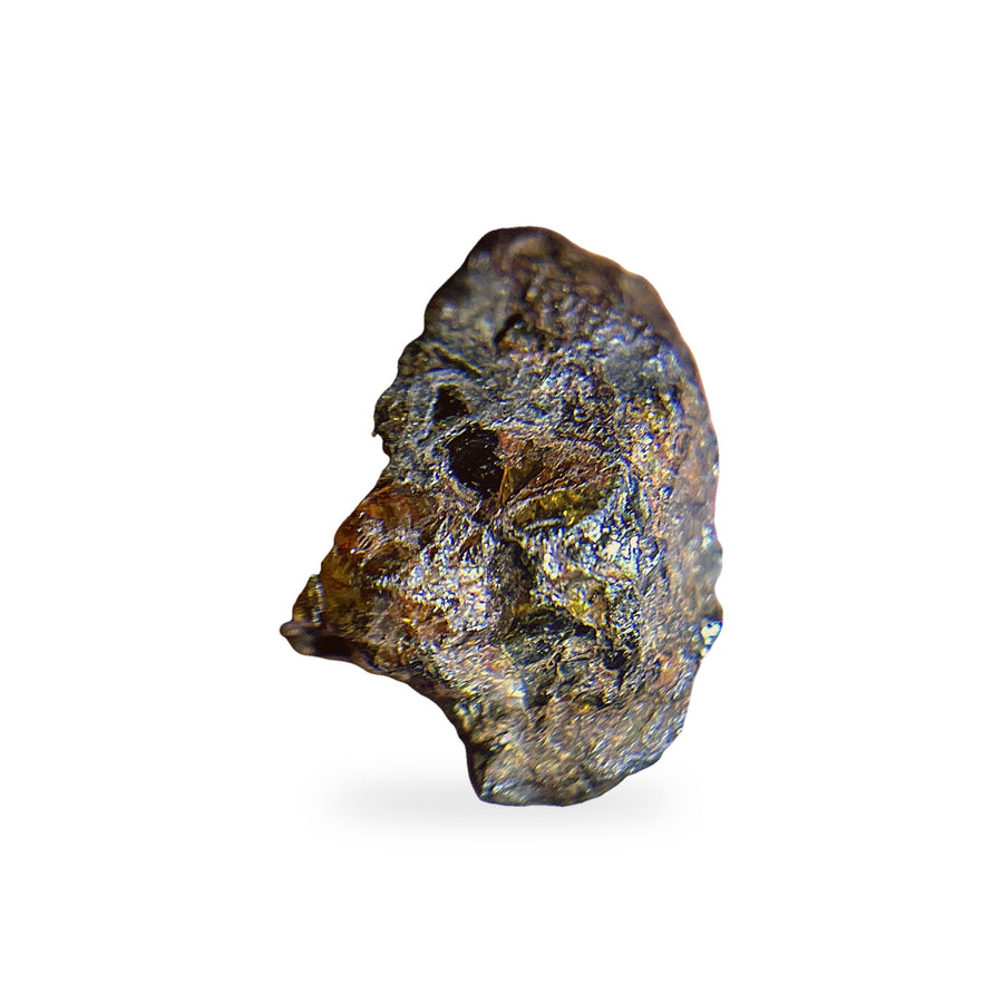 Météorite Pallasite · Cristaux d'olivine · NWA · 2g